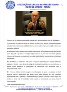 Governo do RJ estuda recomposição salarial para servidores